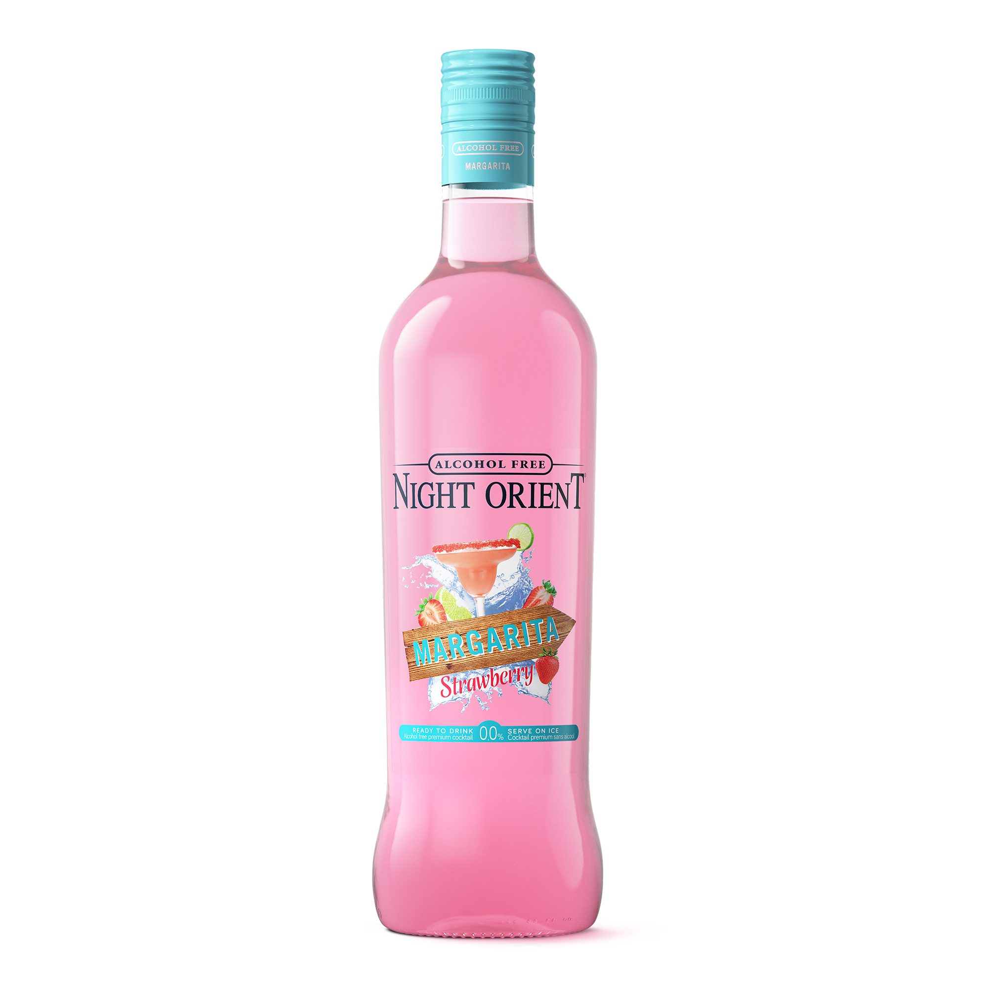 Night Orient, Mousseux sans alcool rosé, 75 cl
