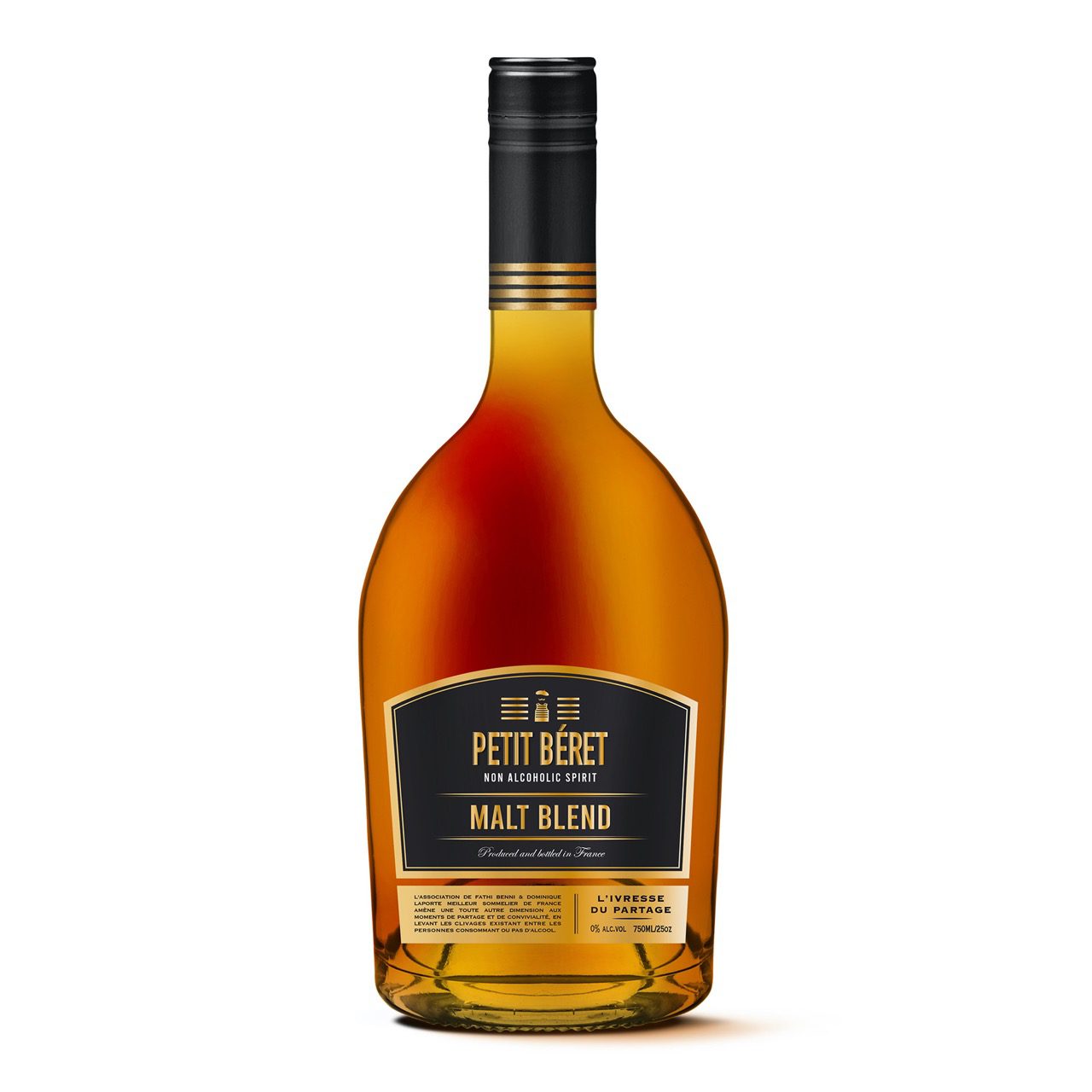 Le Petit Béret Malt Blend alternative au whisky sans alcool 740ml