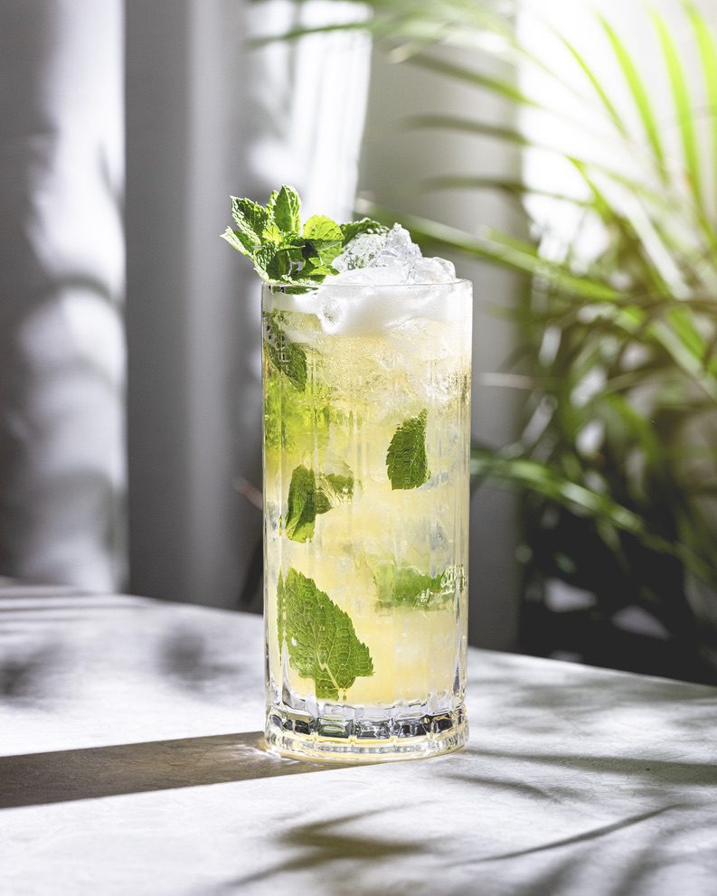 Darjeeling Swizzle - mocktail met sparkling tea