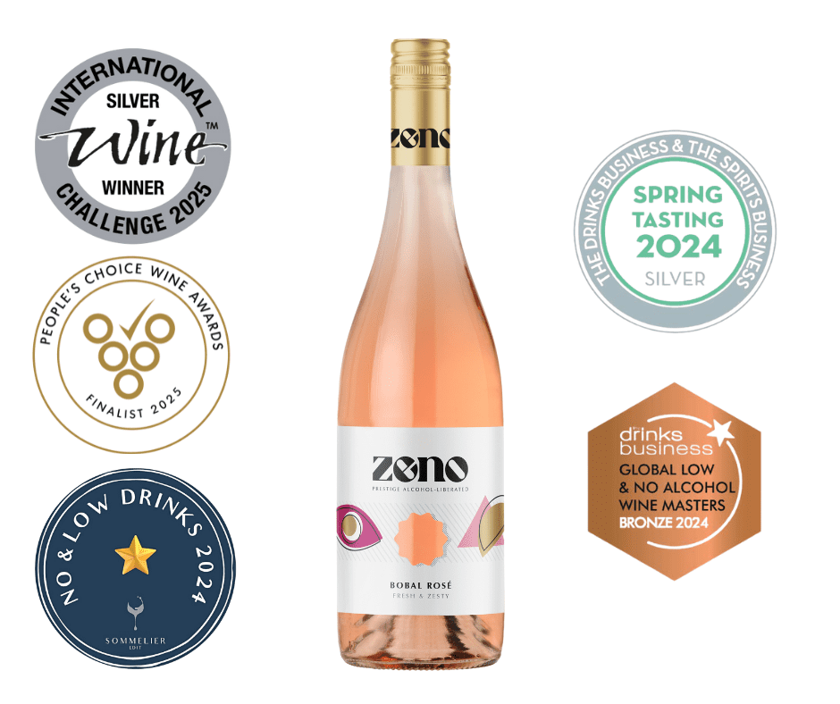 Zeno Alcohol Liberated Bobal Rosé - bekroonde alcoholvrije rosé