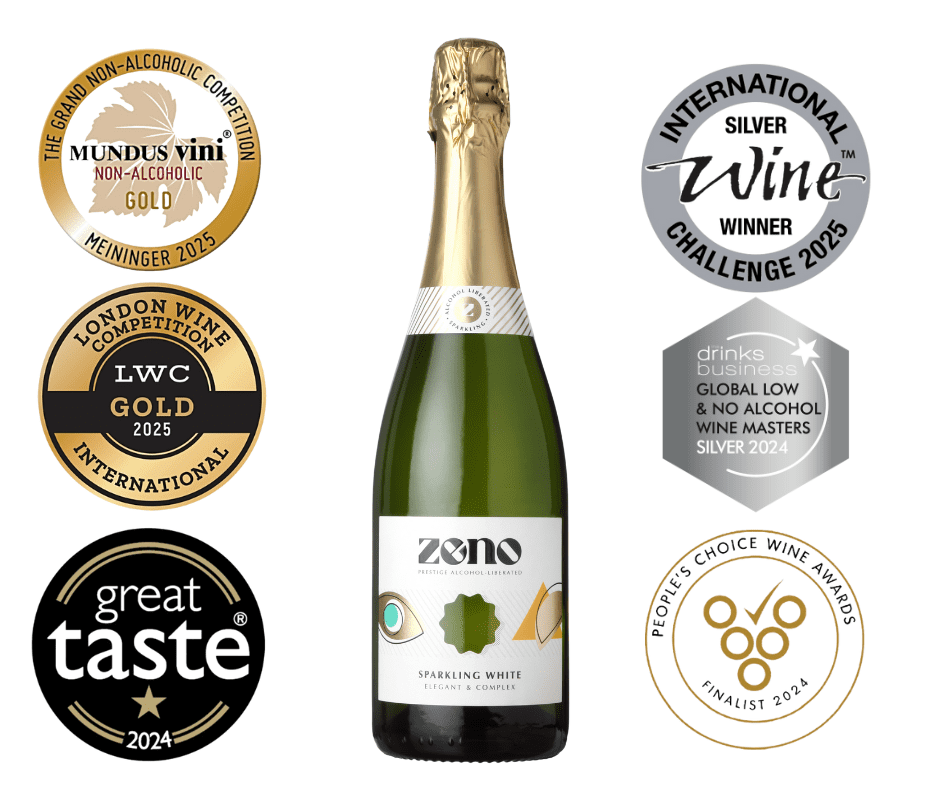 Zeno Alcohol Liberated Sparkling White - bekroonde alcoholvrije bubbels