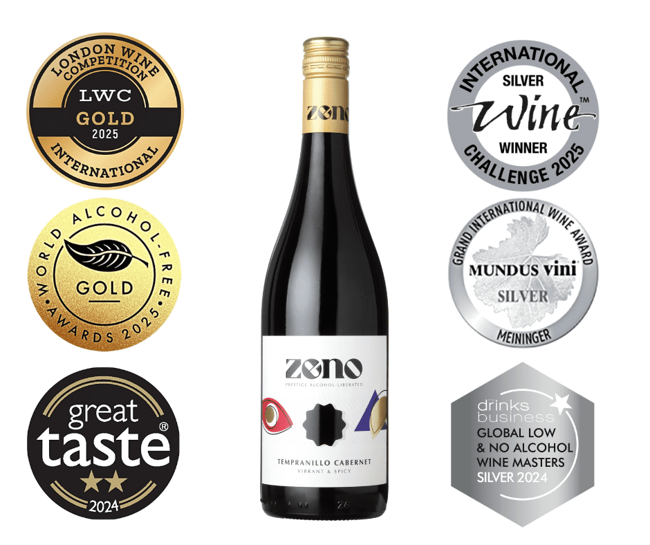 Zeno Alcohol Liberated Tempranillo Cabernet - bekroonde alcoholvrije rode wijn