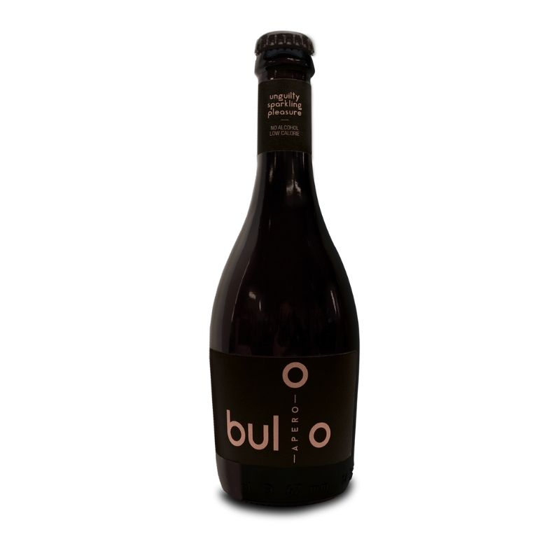 Buloo Apero kombucha, alcoholvrije alternatief voor rosé champagne
